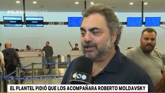 Moldavsky acompaña a Boca en el vuelo a España