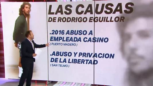 Las cuatro causas que enfrenta Rodrigo Eguillor
