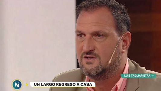 Luis Tagliapietra y el mensaje a su hijo, uno de los 44 héroes del ARA San Juan