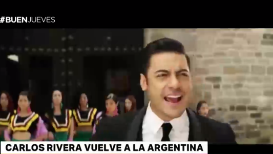 Carlos Rivera vuelve a la Argentina