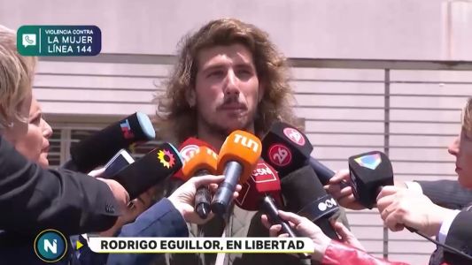 Rodrigo Eguillor quedó libre: "Lo único que pido es que cese este hostigamiento"