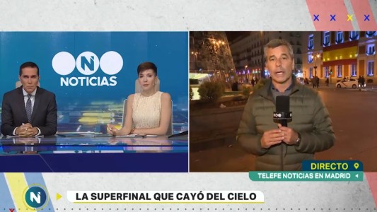 Superfinal: Telefe Noticias en Madrid