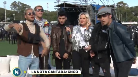 La nota cantada, con CNCO