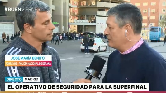 Superfinal: "Los micros serán custodiados para que no ocurra lo de Buenos Aires"