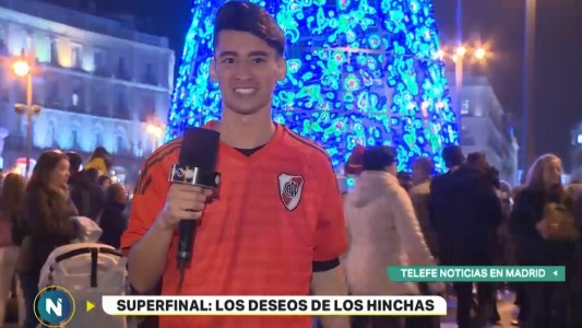 Superfinal en Madrid: los deseos de los hinchas de Boca y River