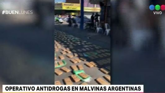 Operativo antidrogas en Malvinas Argentinas