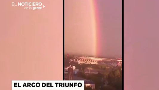 El "arco del triunfo" que se vio en River cuando se consagraba en Madrid