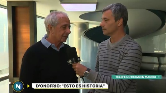 D´Onofrio: "Es un hito histórico"