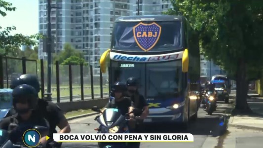 En silencio, Boca regresó al país