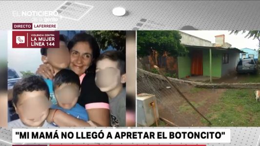 Una mujer fue asesinada a puñaladas delante de sus hijos: "Mi mamá no llegó a apretar el botoncito"