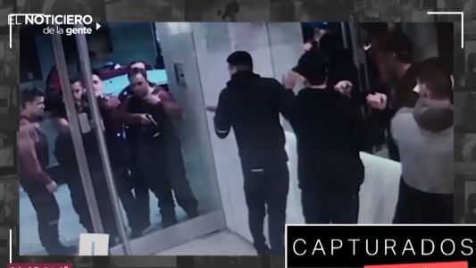 Capturados por la cámara y la Policía: ladrones se quedaron encerrados