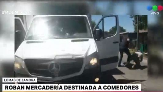 Robaban mercadería destinada a comedores escolares