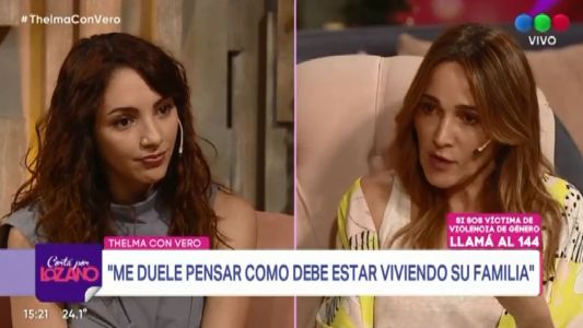 Thelma Fardin relató cómo se sintió al ver la entrevista de Darthés