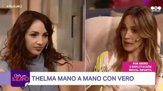 La última y polémica frase que Darthés le dijo a Thelma