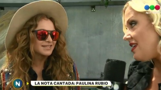 La nota cantada, con Paulina Rubio