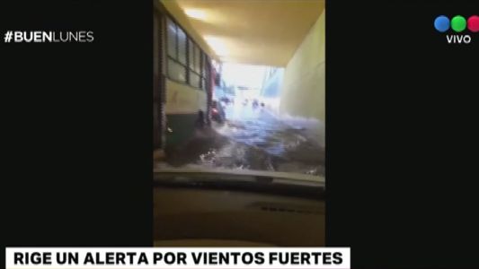 Rige alerta meteorológico por vientos fuertes