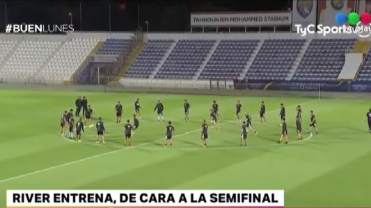 River entrena, de cara a la semifinal