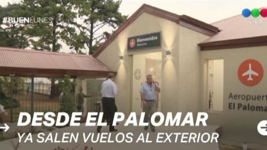 Hoy sale el primer vuelo internacional desde El Palomar
