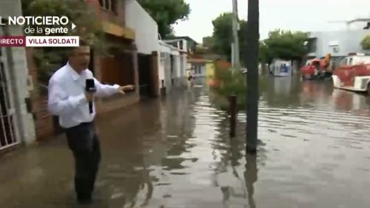 Inundación en el sur de la Ciudad