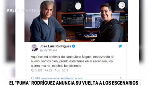 El "Puma" Rodríguez anuncia su vuelta a los escenarios