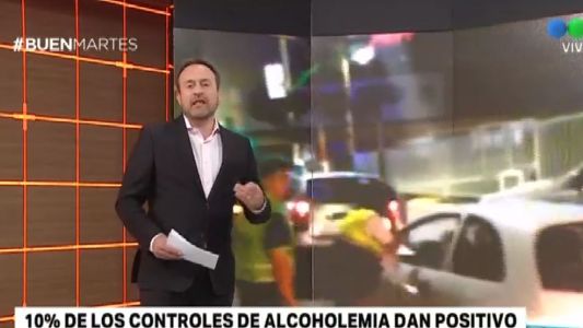10% de los controles de alcoholemia dan positivo