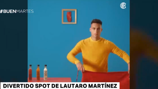 El divertido spot de Lautaro Martínez