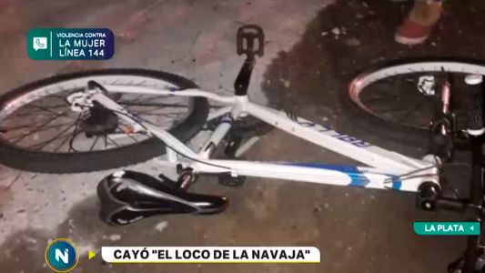 Detuvieron al "loco de la bicicleta", sospechoso de apuñalar a dos mujeres