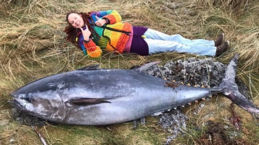 "Dos metros de largo, una bestia impresionante": hallazgo en una playa