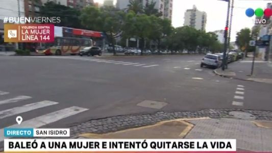 Baleó a su ex pareja e intentó quitarse la vida