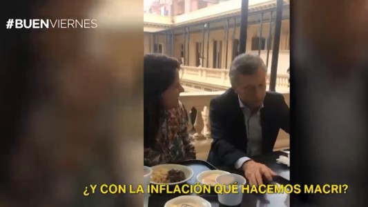 Macri almorzó con una familia de Caseros y respondió a sus cuestionamientos