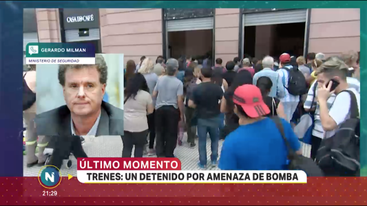 Detuvieron al autor de las amenazas de bomba contra los trenes