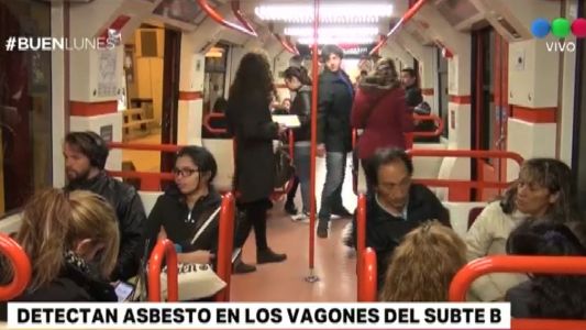 Confirman la presencia de asbesto en la Línea B y presentan un plan de gestión