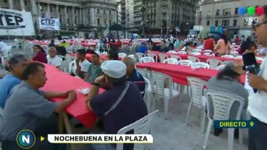 La Nochebuena de los que menos tienen
