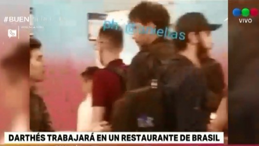 Darthes trabajará en un restaurante de Brasil