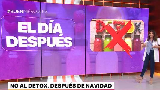 No al detox después de Navidad