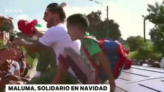 Maluma, solidario en Navidad