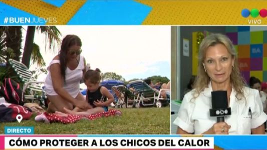 "Los menores de 5 años son quienes más sufren el calor"