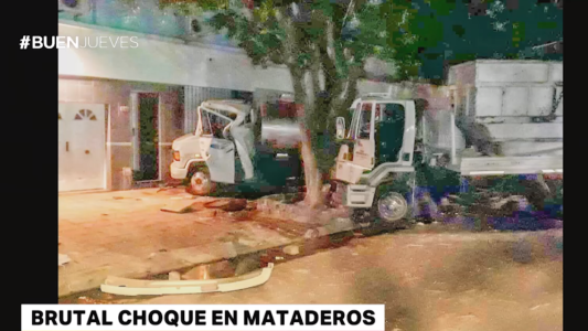 Brutal choque en Mataderos