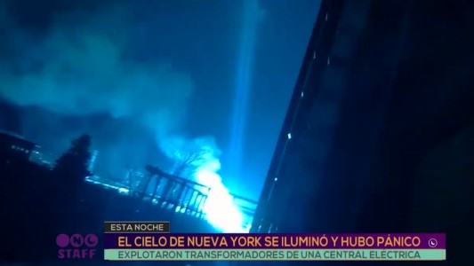 El cielo de Nueva York se iluminó y hubo pánico