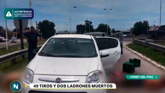 Robaron dos supermercados, se fugaron y murieron baleados por la policía