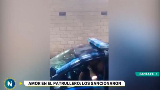 La respuesta del policía desafectado por tener sexo con una colega en el patrullero