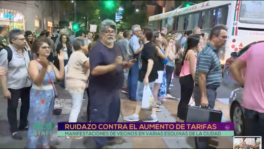 "Ruidazo" contra la suba de tarifas en varios barrios porteños