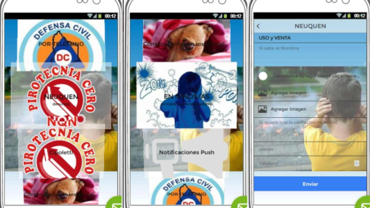 Neuquén: lanzaron una app para denunciar el uso y la venta de pirotecnia