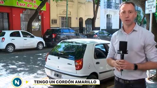 Los vecinos podrán pintar de amarillo los cordones frente a sus casas