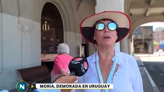Demoraron a Moria Casán en el puerto de Montevideo