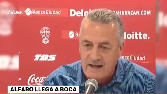 Alfaro llega a Boca