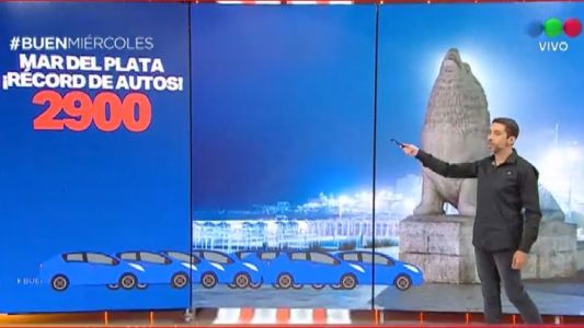 Récord de autos en la Ruta 2