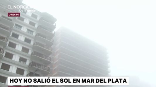 Mar del Plata sin sol