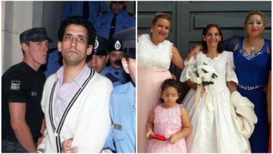 Está preso por por matar y sacarle los ojos a su esposa: ahora se casó en la cárcel con fiesta y todo