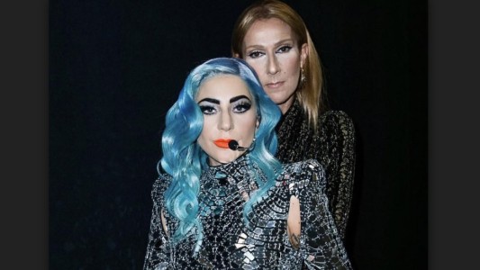 Lady Gaga tuvo a Celine Dion como espectadora de lujo en su show